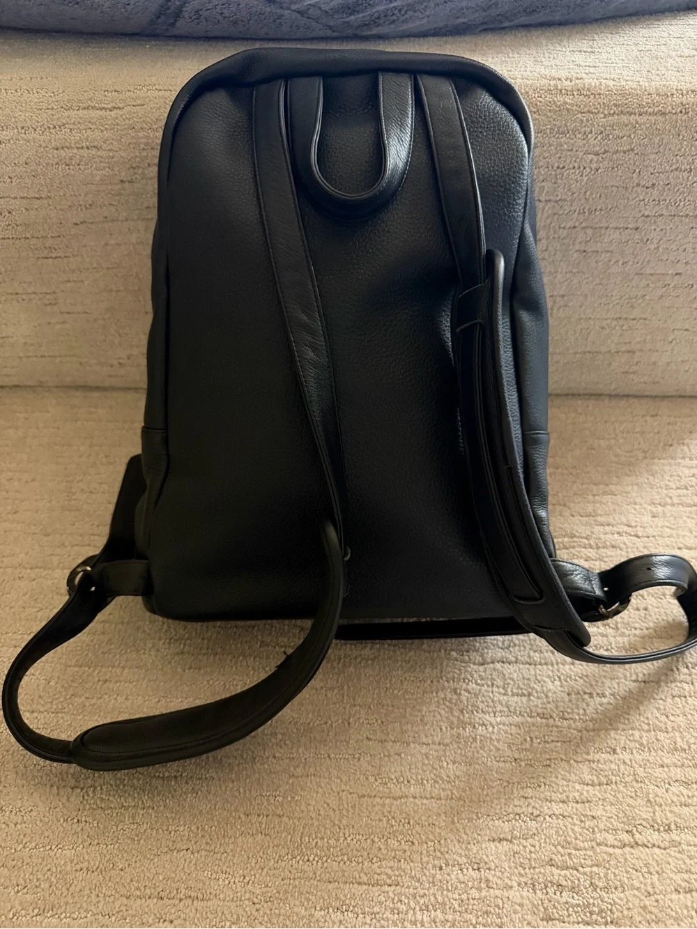 Chrome Hearts Black Backpack with Multicolor Cross Appliqués